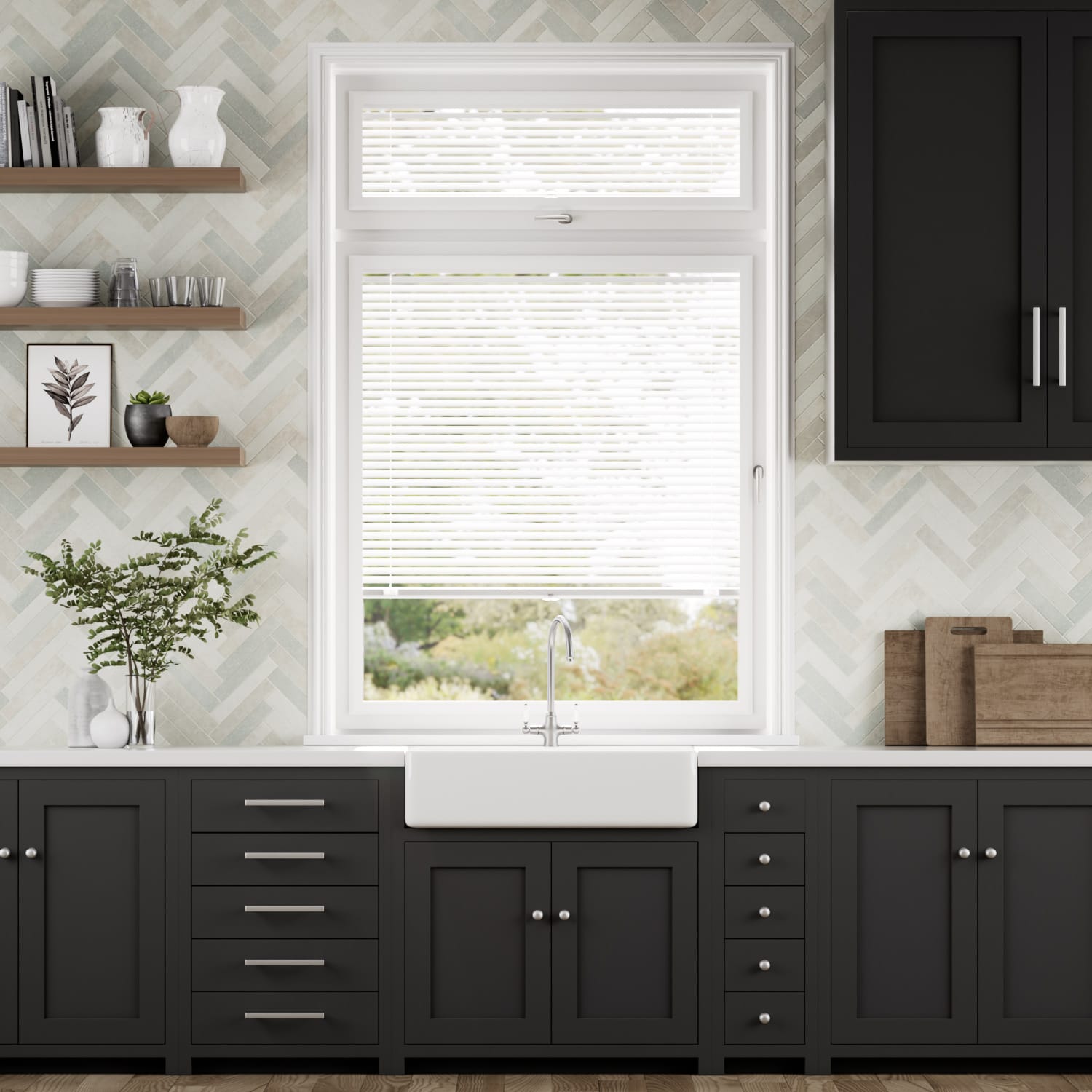 Colorized PerfectFIT Matt White Venetian Blind 7880