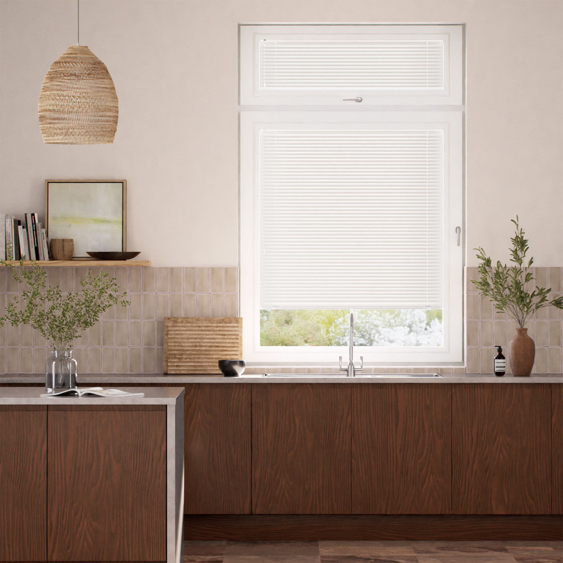 Colorized PerfectFIT Oyster Pearl Venetian Blind 7884