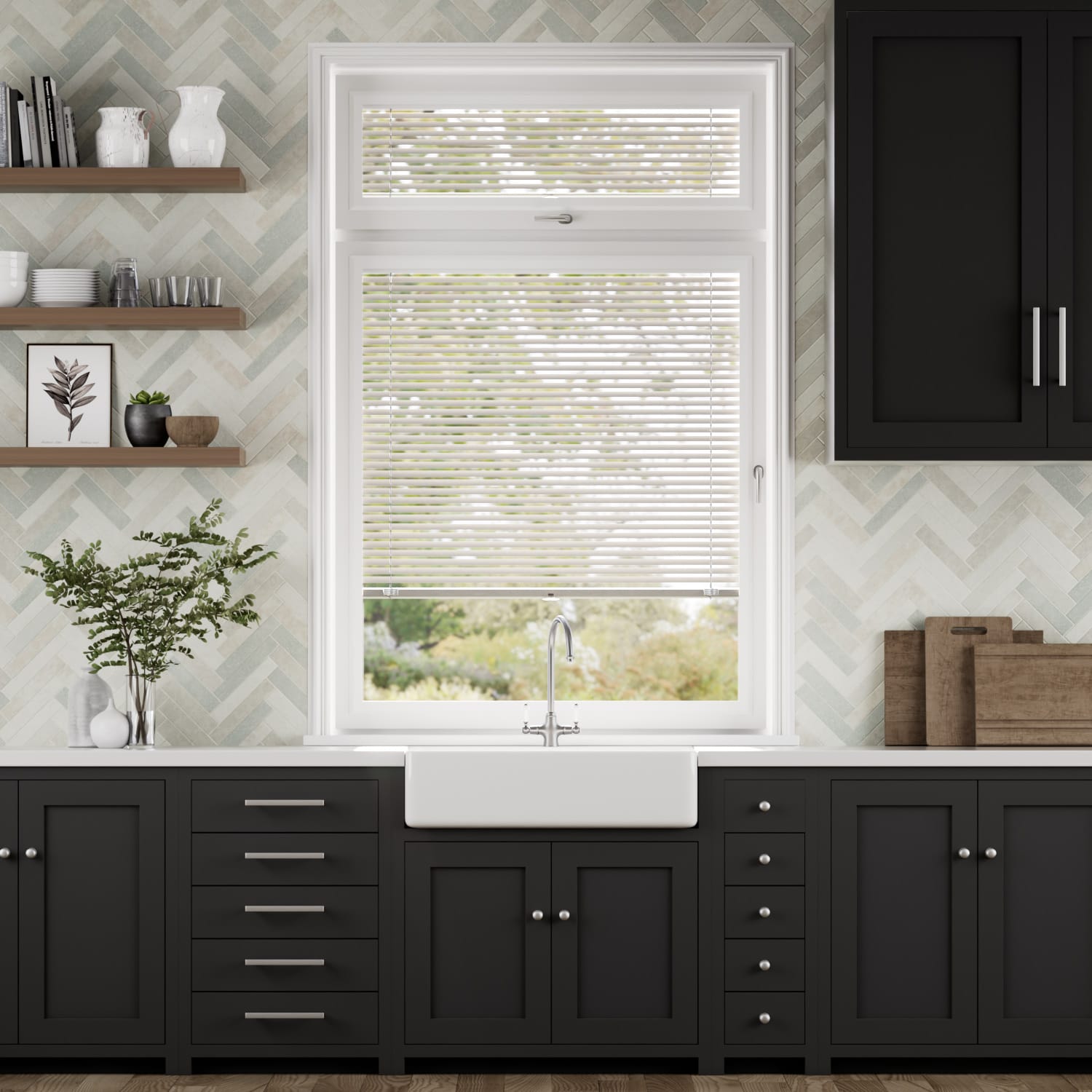 Kitchen Platinum Venetian Blind 7917
