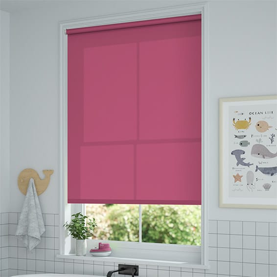 ColorizedZoom Avalon Magenta Roller Blind