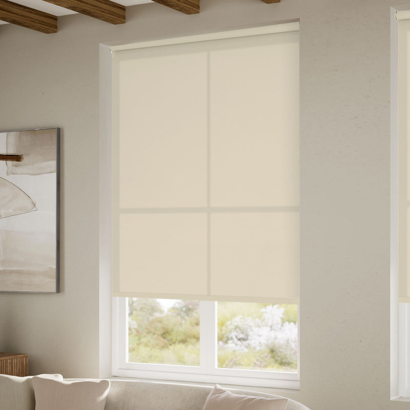 ColorizedZoom Capital Putty Roller Blind 7945