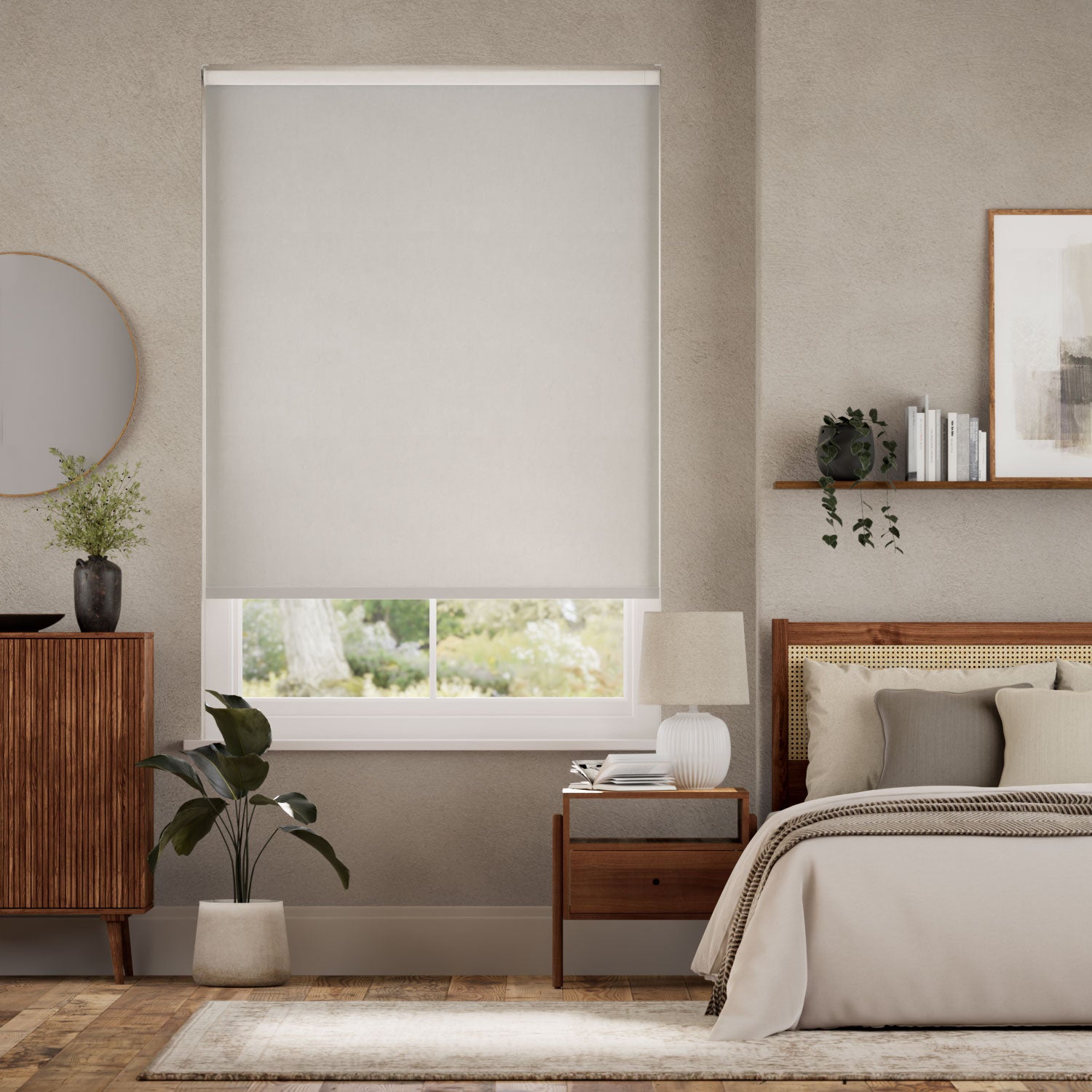 Colorized Capital Blackout Pearl Grey Roller Blind