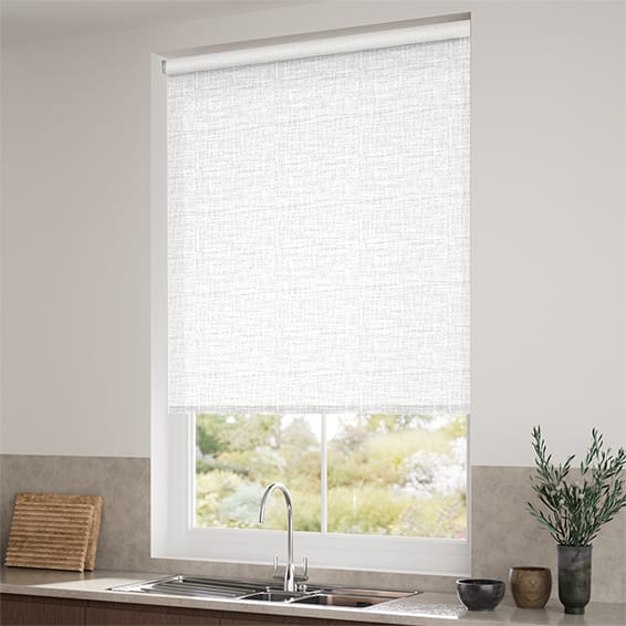 ColorizedZoom Choices Arlo Snowdrop  Roller Blind 7958