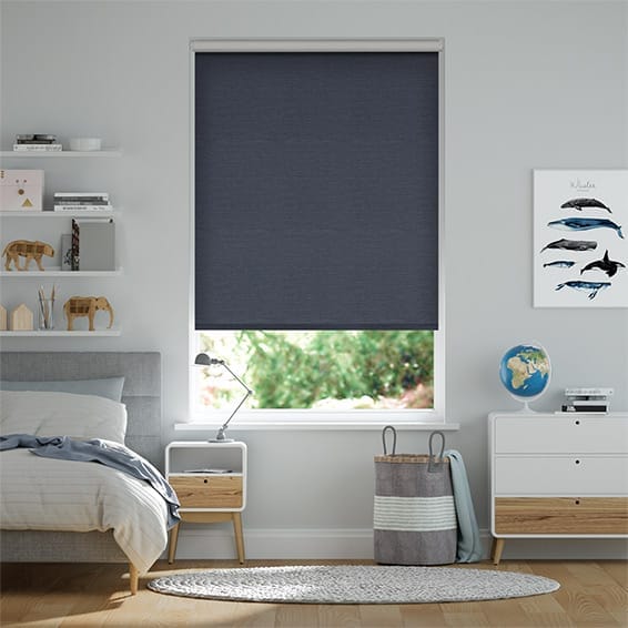 Colorized Choices Harrow Navy Roller Blind 7991