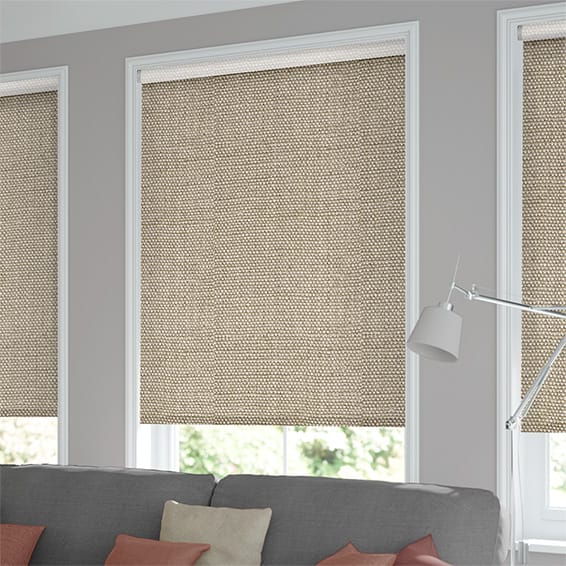 ColorizedZoom Choices Linen Hopsack Roller Blind 8003