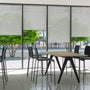 ColorizedZoom Contract Oculus Modern Grey Roller Blind 8032