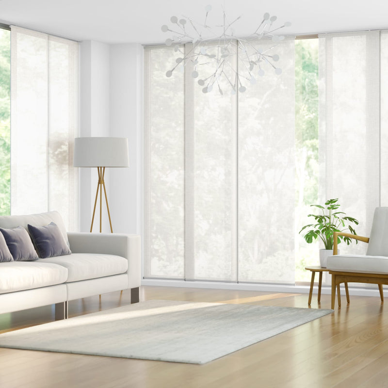 ColorizedZoom Oculus Bone White  Panel Blind