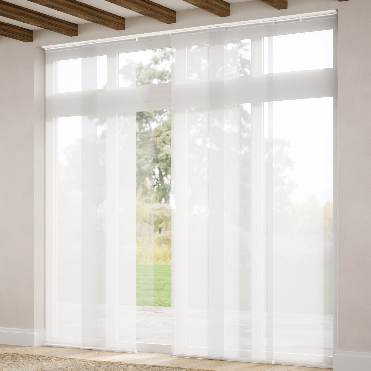 ColorizedZoom Oculus Alabaster Panel Blind 8044