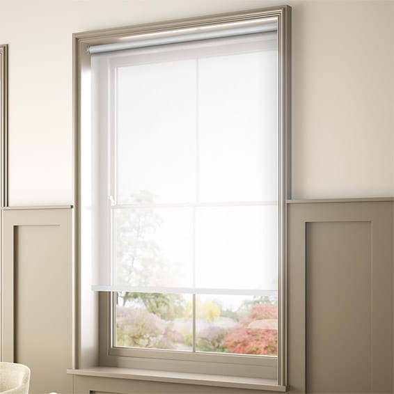 ColorizedZoom Solana White  Roller Blind 8094
