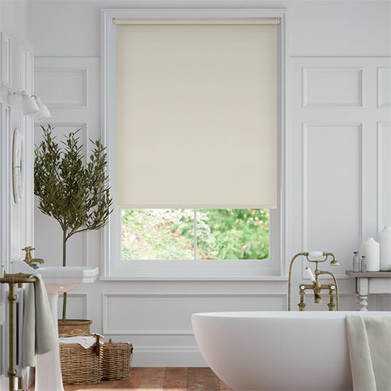 Colorized Sorrento Blackout Ecru Roller Blind
