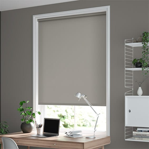 ColorizedZoom Sorrento Blackout Classic Grey Roller Blind 8096