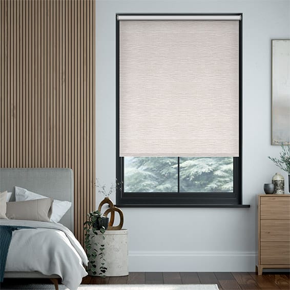 Colorized Turin Blackout Woven Linen Roller Blind