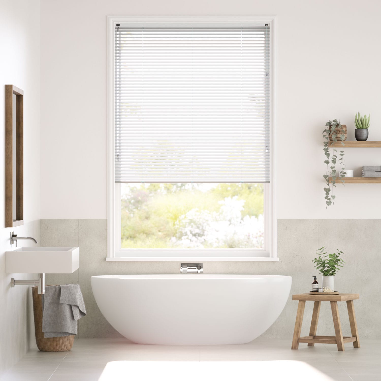Colorized Lamode Premium Chrome  Venetian Blind 8167