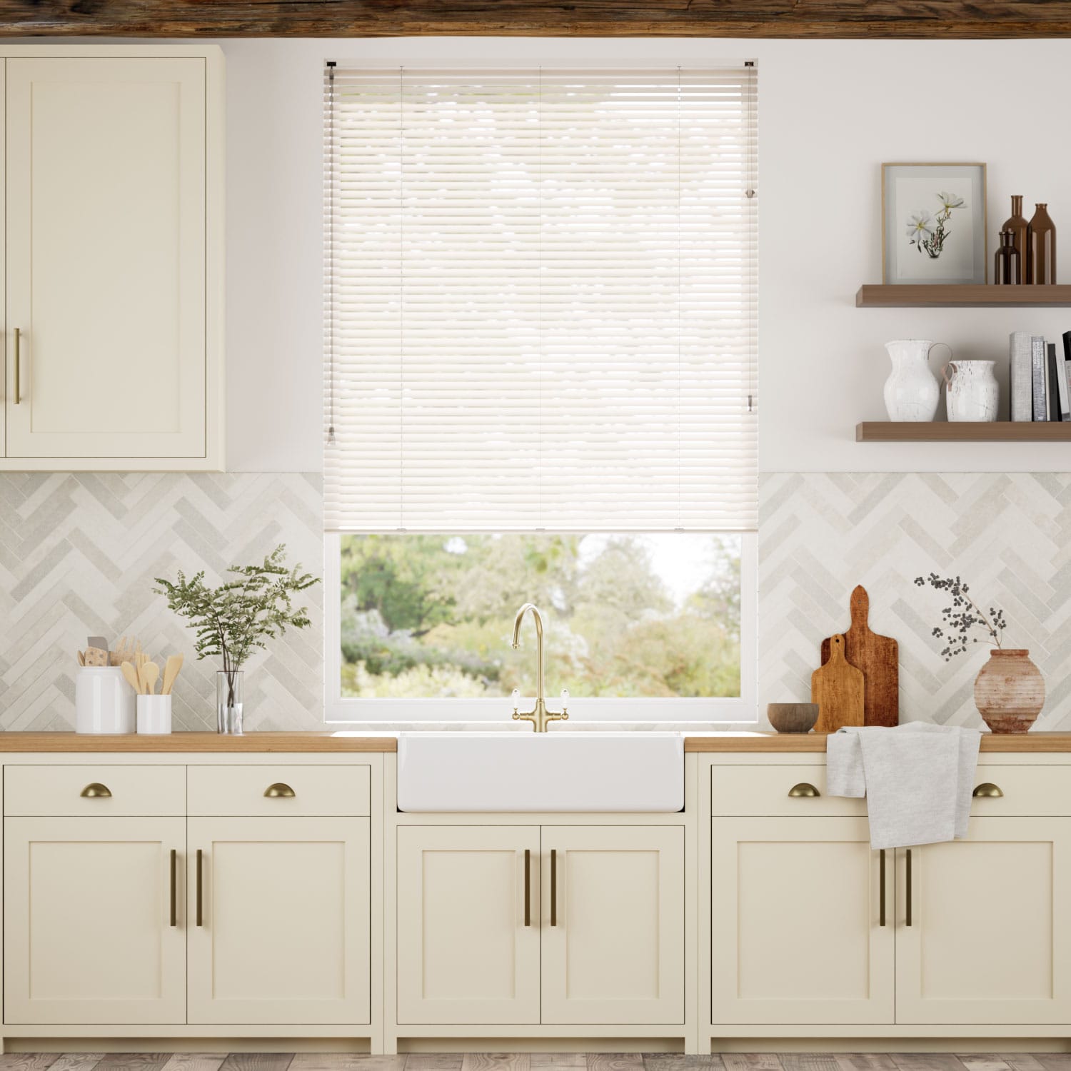 Colorized LaMode Magnolia Gloss Venetian Blind - 25mm Slat 8169