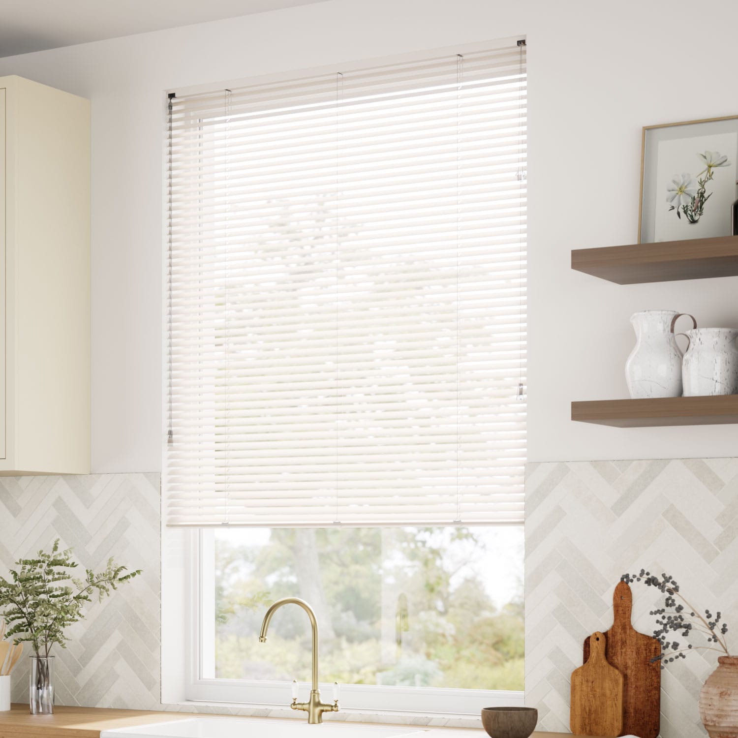 ColorizedZoom LaMode Magnolia Gloss Venetian Blind - 25mm Slat 8169