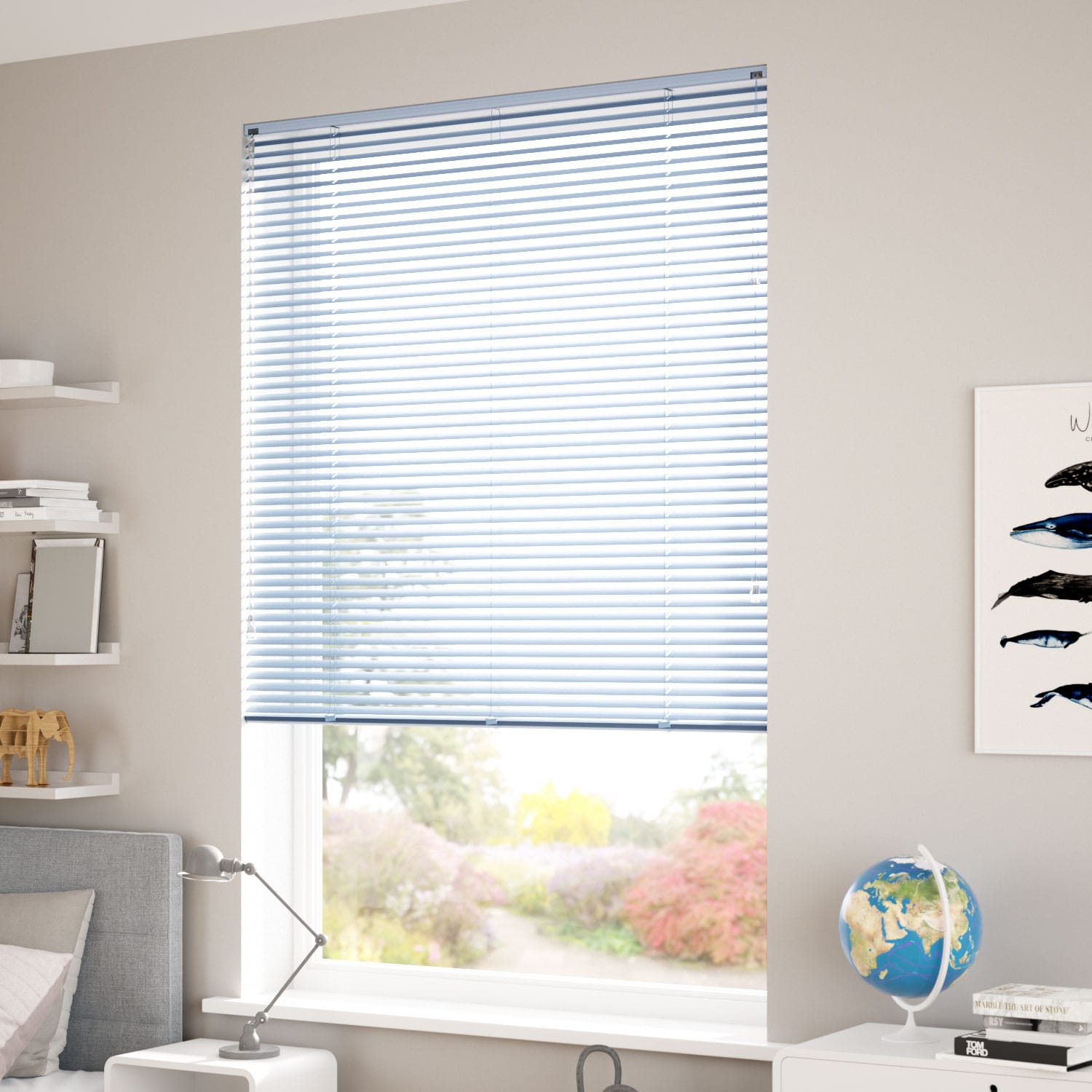 ColorizedZoom Spirit Pastel Blue Venetian Blind - 25mm Slat 8190