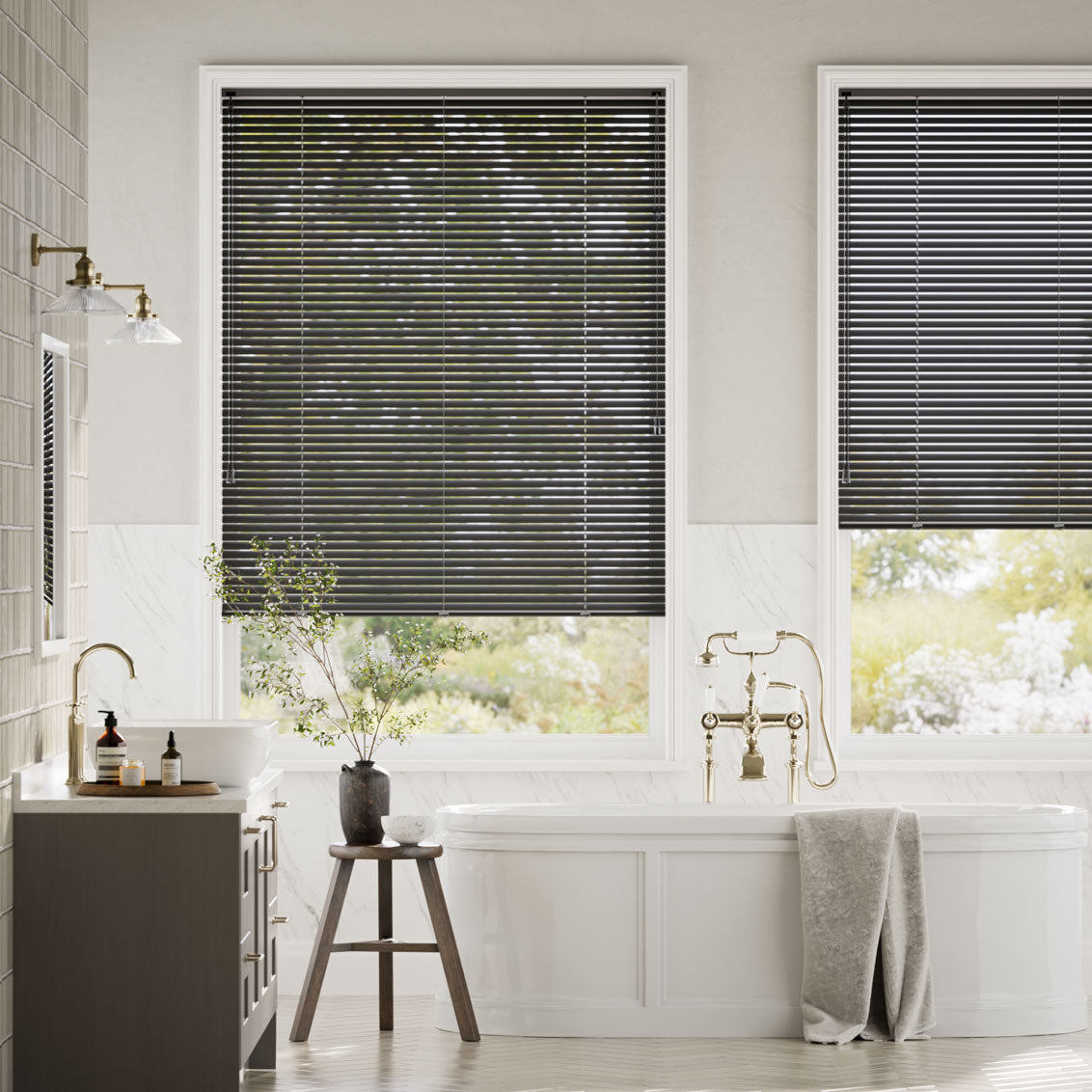 Colorized Spirit Anthracite  Venetian Blind 8172