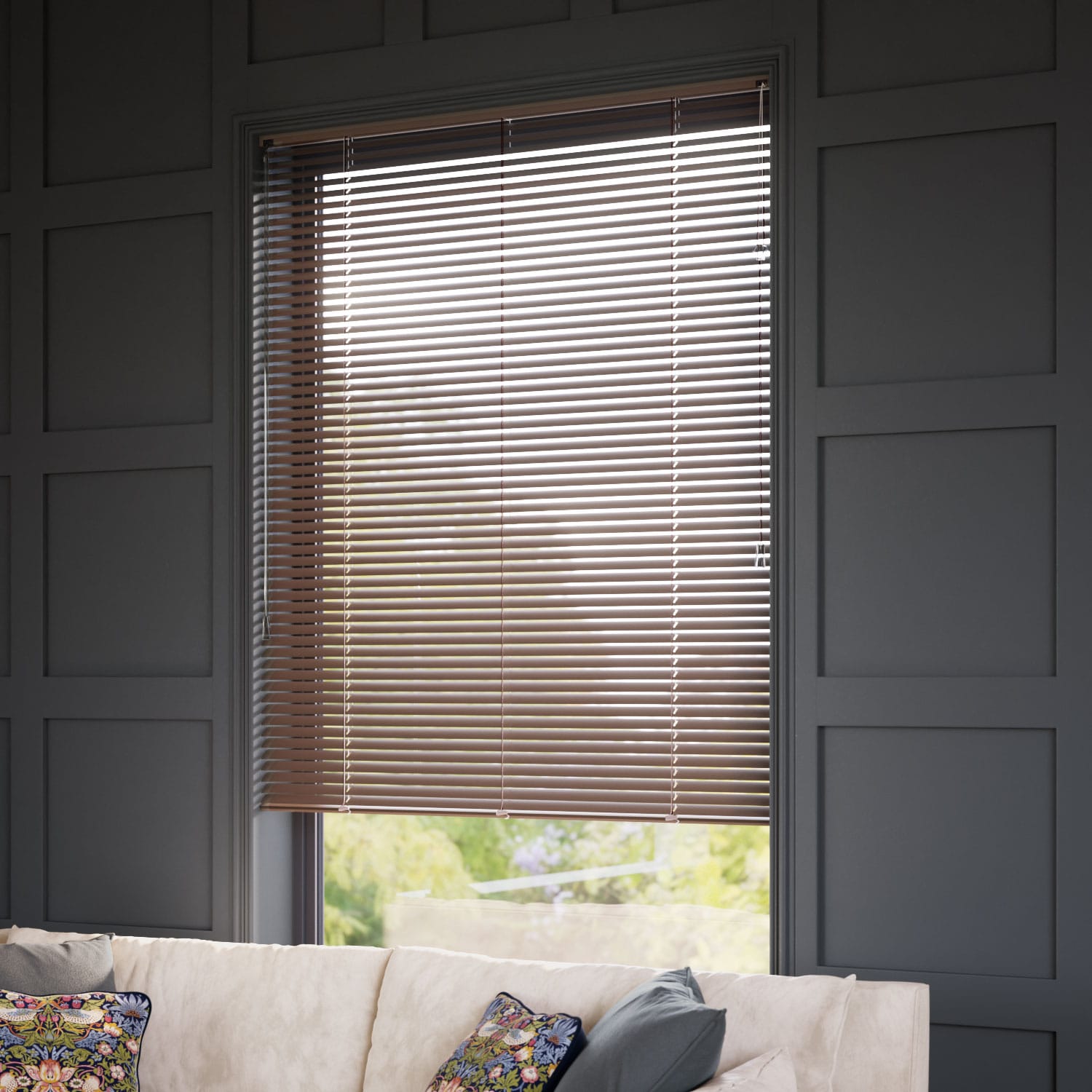 ColorizedZoom Spirit Chocolate Venetian Blind - 25mm Slat 8192