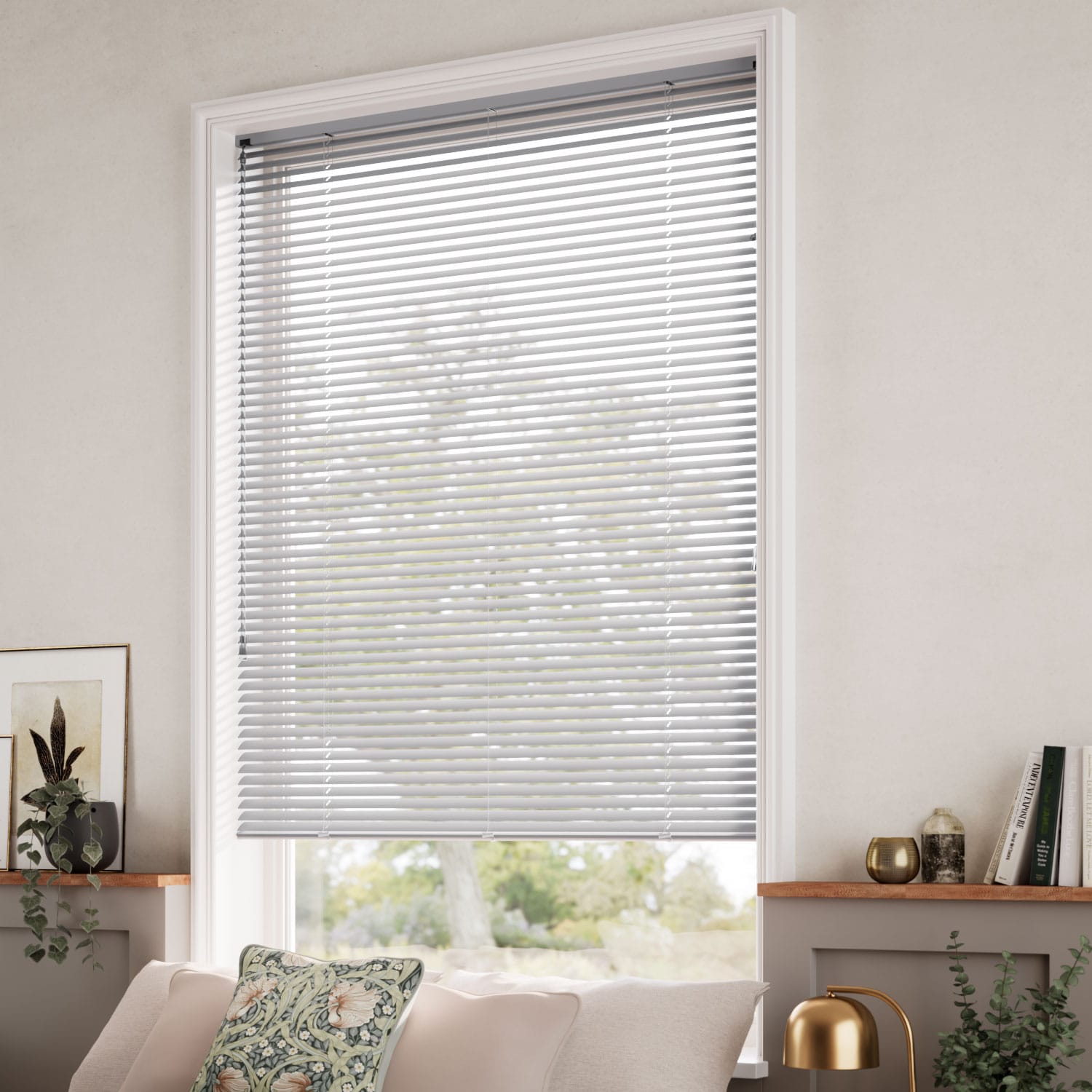 ColorizedZoom Spirit Light Grey Venetian Blind - 25mm Slat 8177