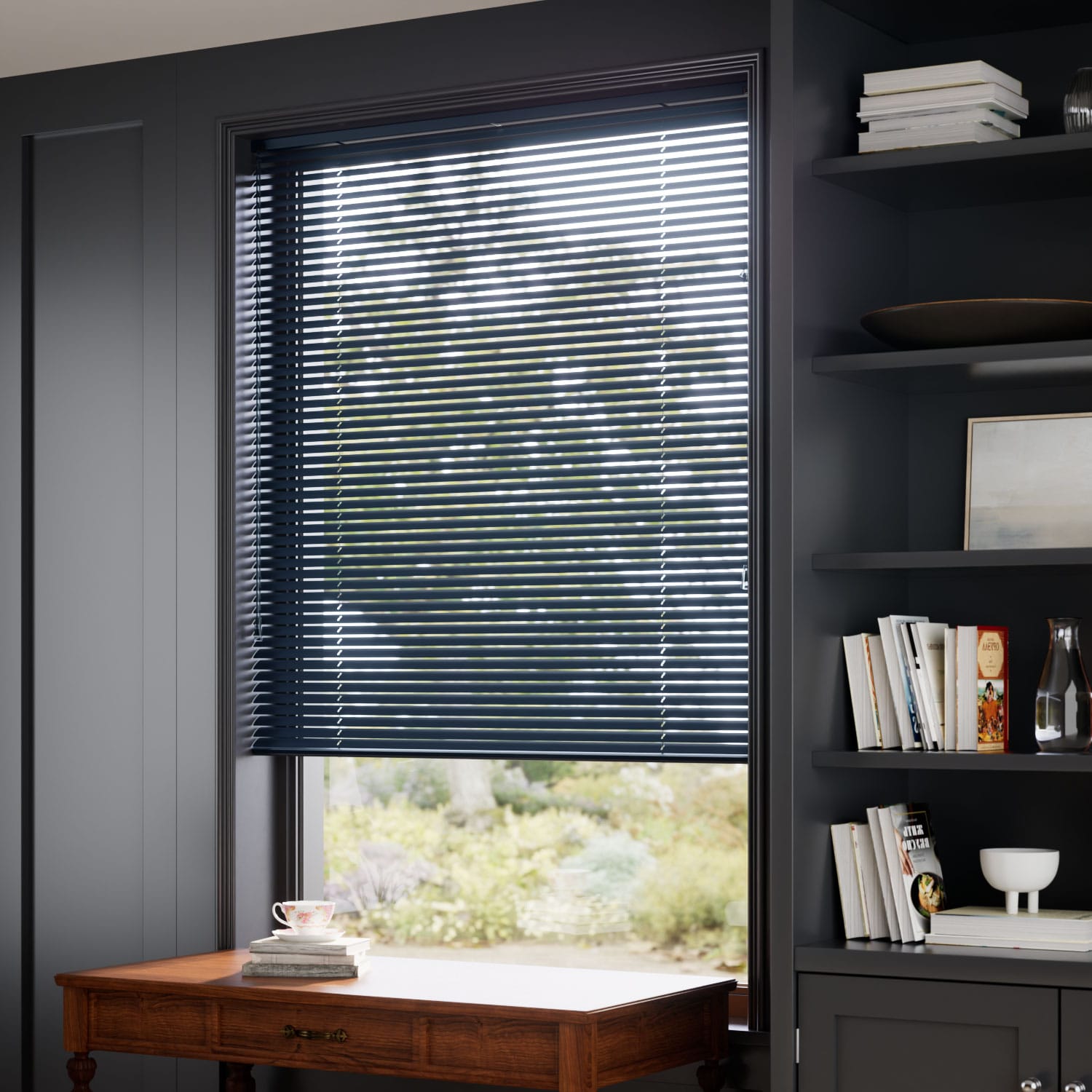 ColorizedZoom Spirit Navy Venetian Blind - 25mm Slat 8182