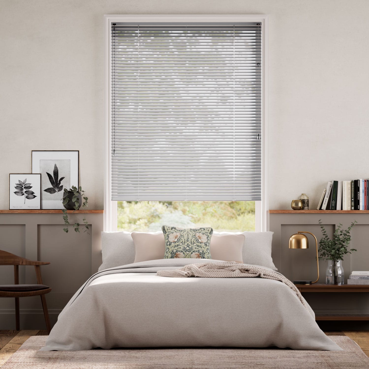Colorized Spirit Light Grey Venetian Blind - 25mm Slat 8177
