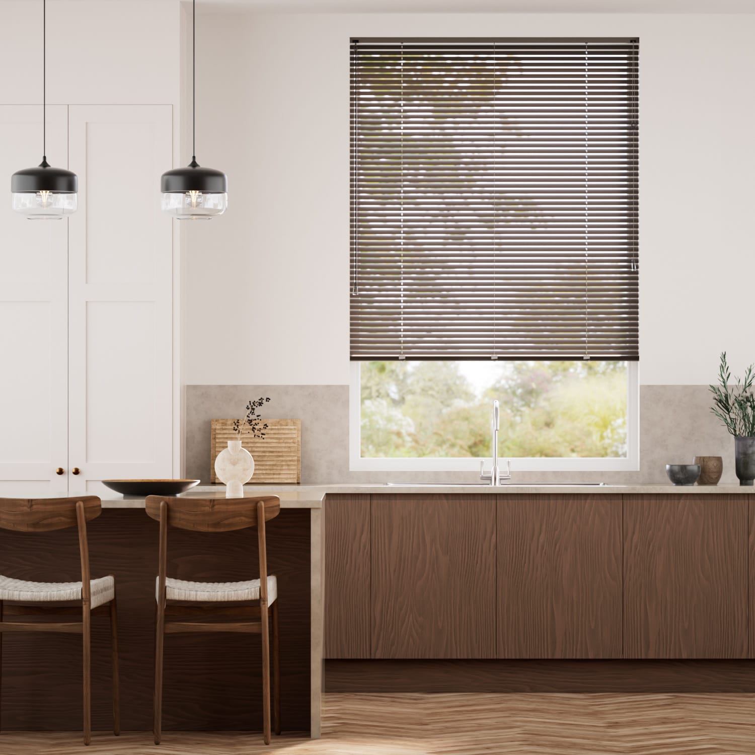 Colorized Spirit Light Brown Venetian Blind - 25mm Slat 8191