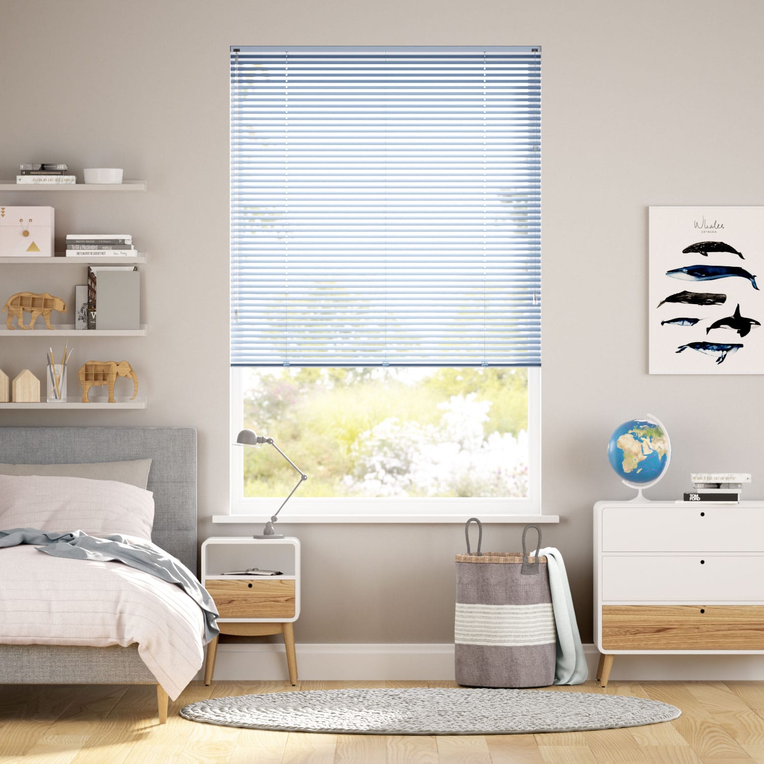 Colorized Spirit Pastel Blue Venetian Blind - 25mm Slat 8190
