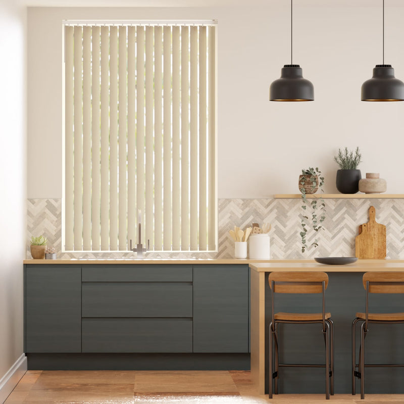Colorized Amalfi Beige Vertical Blind 8195
