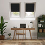 Colorized Elements Jet Black Blackout Blind for VELUX® Windows 8237