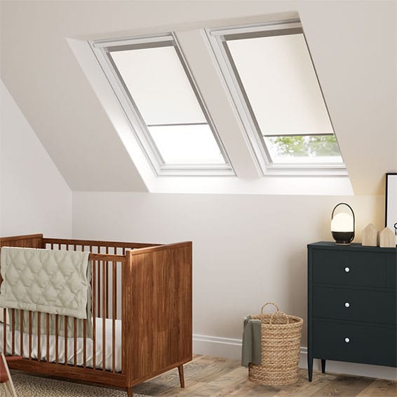 ColorizedZoom Elements Vanilla Blackout Blind for VELUX® Windows 9457