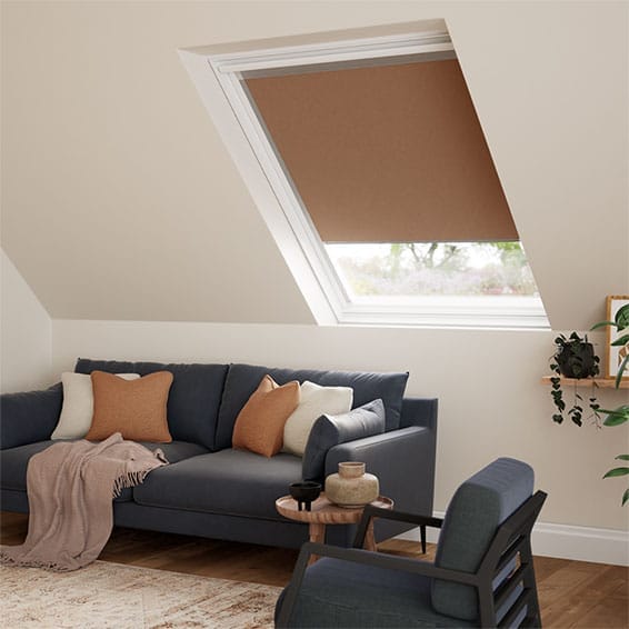 ColorizedZoom Expressions Copper Blackout Blind for VELUX® Windows 8260