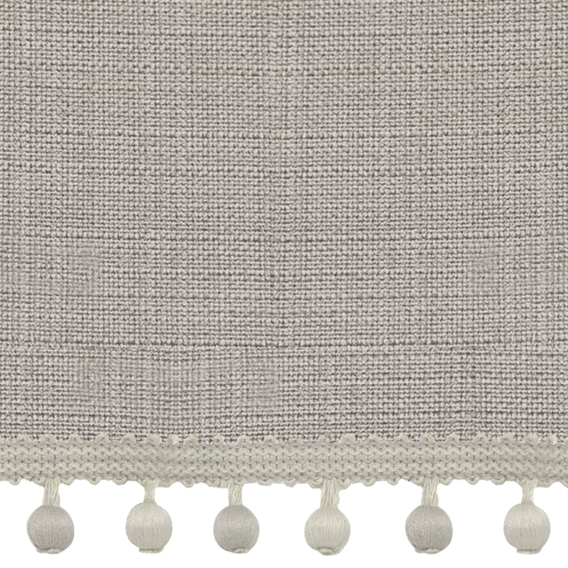 ColorizedFabricZoom Quintessence Paloma & Stone Trimmed Roman Blind 8953