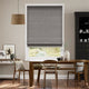Colorized Harrow Tonal Grey & Mineral Roman Blind 8620