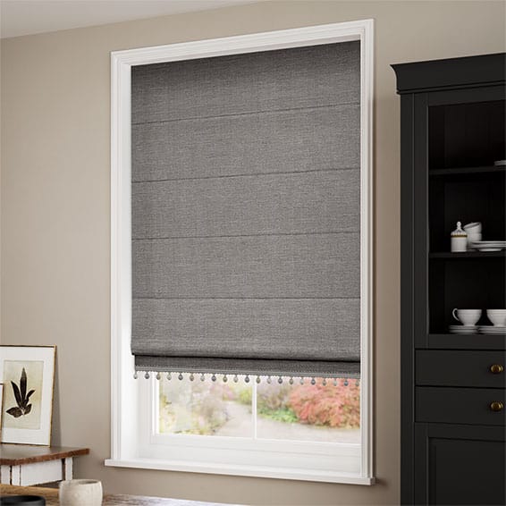ColorizedZoom Harrow Tonal Grey & Mineral Roman Blind Zoom 8620