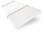 ColorizedSwatch Brightest White and Glacial White Wooden Blind  - 50mm Slat sample image 8773