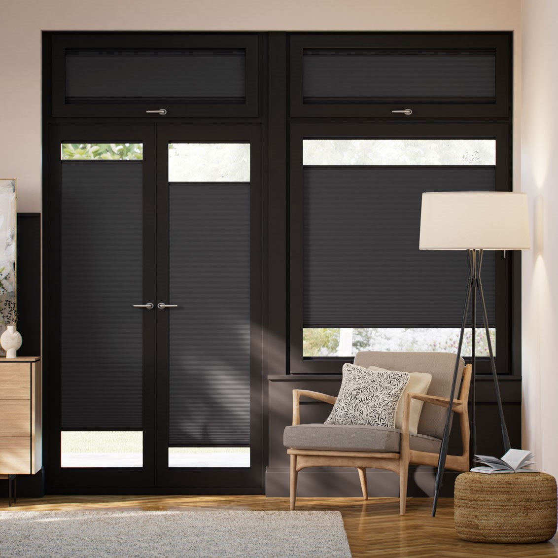 Stick2Go DuoShade Anthracite Thermal Blind