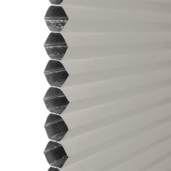 ColorizedPLA Electric DuoShade Cordless Gainsboro Grey Thermal Blind 9030