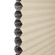 ColorizedPLA Electric DuoShade Cordless Beige Thermal Blind 9026