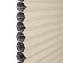 ColorizedPLA Electric DuoShade Cordless Beige Thermal Blind 9026