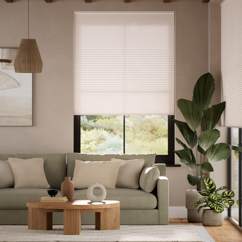 Colorized Electric DuoLight Cordless Nude Thermal Blind 9050