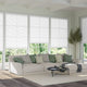 ColorizedZoom Electric DuoLight Cordless Arctic White Thermal Blind 9056