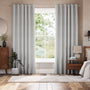 Colorized Petra Stripe Soft Grey Curtains 9070