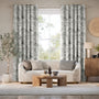 Colorized Kisumu Charcoal Curtains 9085