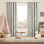 Colorized Mickey & Minnie Natural Curtains 9128