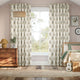 Colorized Minnie On The Move Stripe Natural Curtains 9132