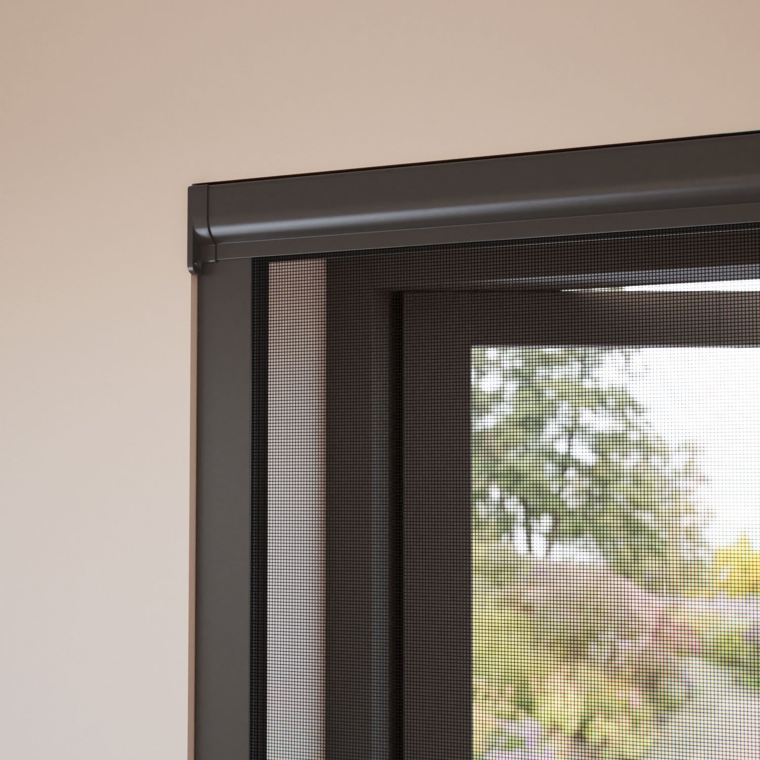 ColorizedPLA Enzo Noir Fly Screen Roller Blind 9136