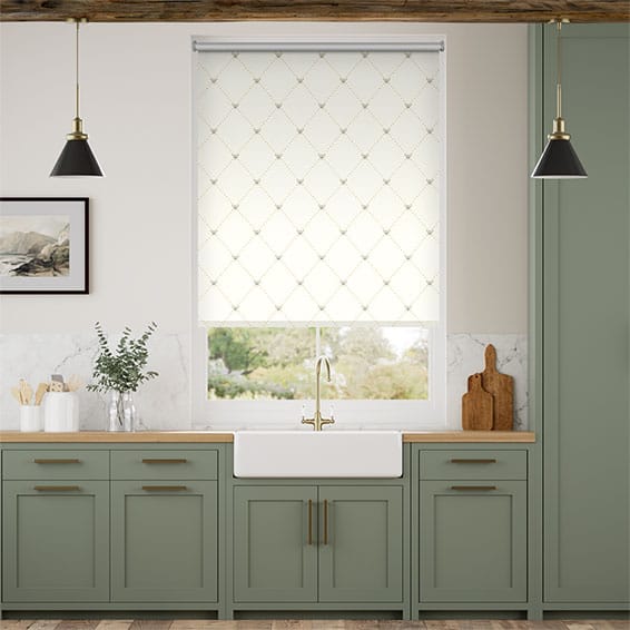 Colorized Nectar Trellis Honey Roller Blind 9140