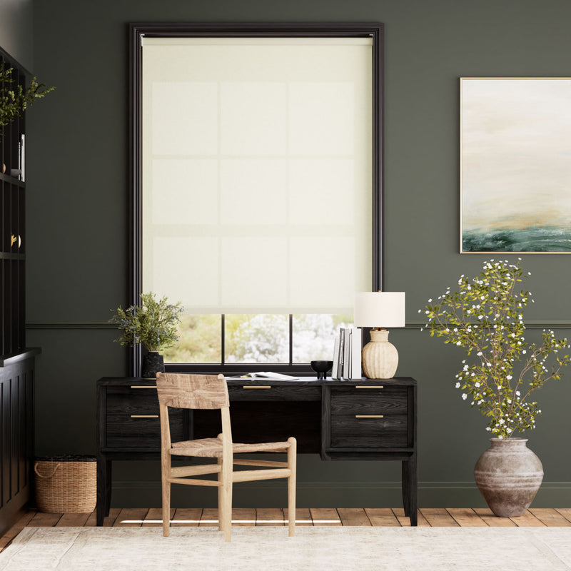 Colorized Amalfi Ivory Roller Blind 9148