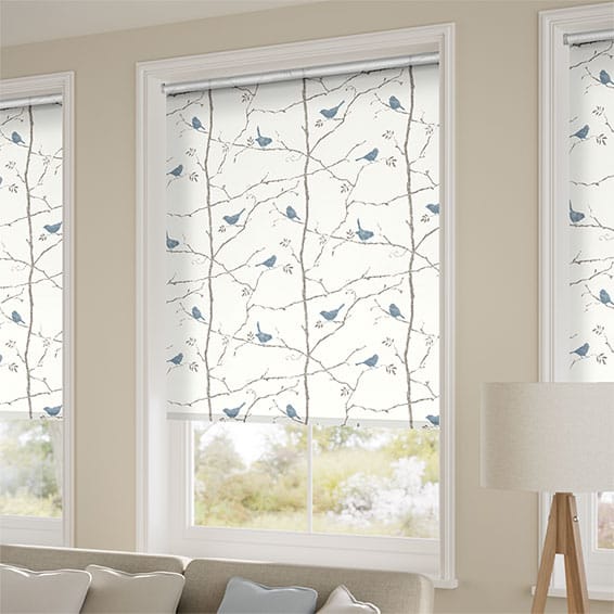 ColorizedZoom Electric Springs Dawn Chorus Mineral Blue Roller Blind 9152