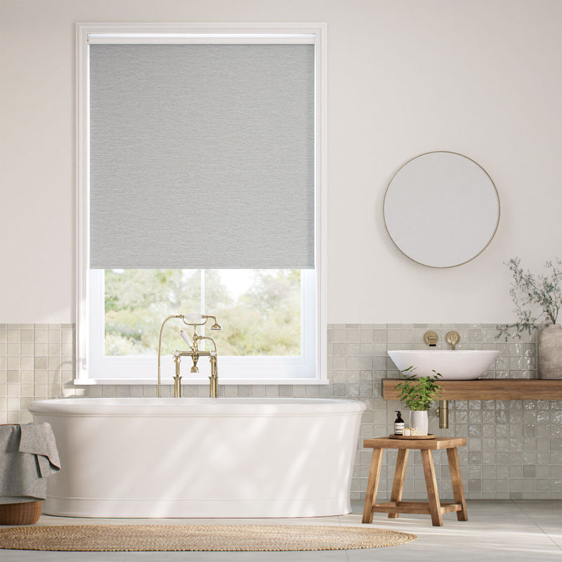 Colorized Twist2Go Detroit Blackout Alloy Grey Roller Blind 9166